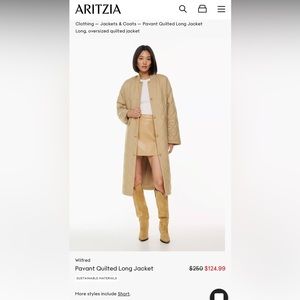 Wilfred, Pavant Quilted Long Jacket